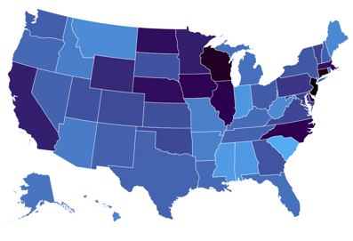 No Kids in Prison Map